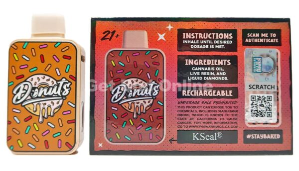 Fryd Donuts Live Resin + Liquid Diamond Disposable Vape Fryd Donuts Live Resin + Liquid Diamond Disposable Vape